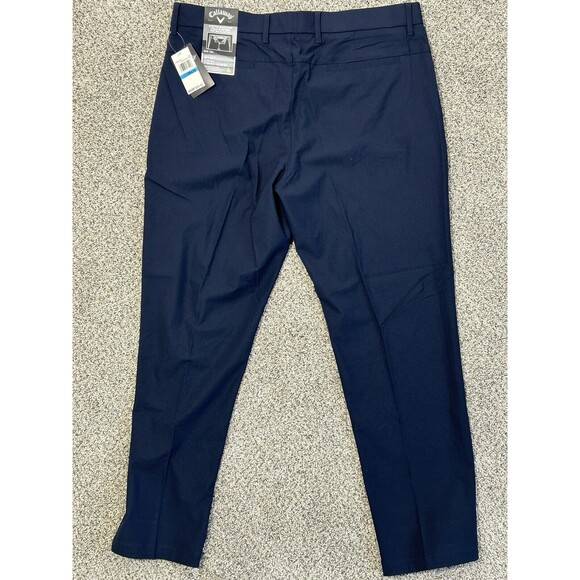 NEW Callaway Opti-Dri Men's 36x30 Navy Blue Dark Sapphire Golf Pants - Picture 4 of 4